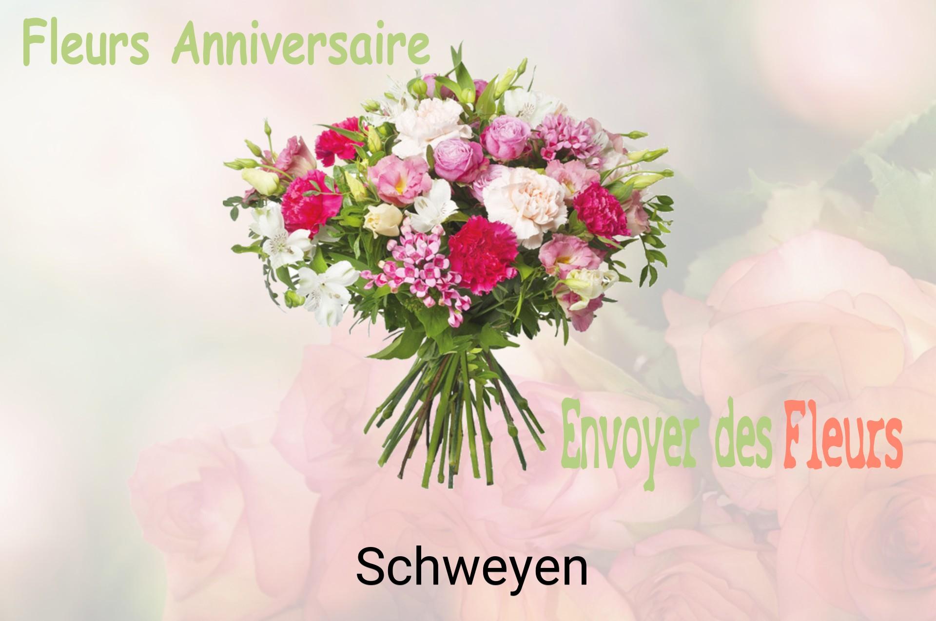 Bouquet de fleurs d’anniversaire livré à Schweyen